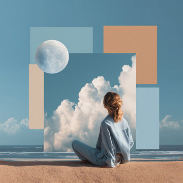 Collage, Grunge moodboard, Composition design
