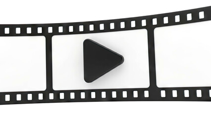 Film reel with play button