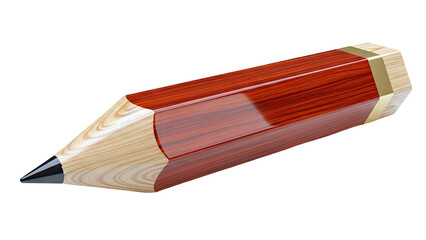 Luxury wooden pencil with gold accent