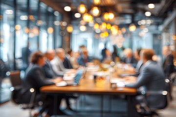 Business meeting in conference room
