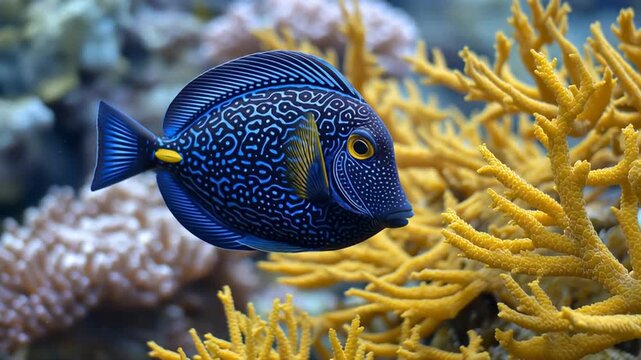 regal blue tang fish