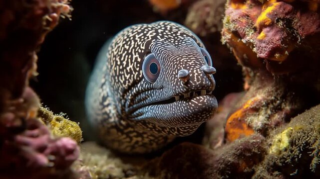 mysterious moray eel