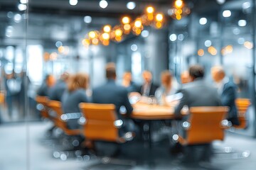 Business meeting in conference room