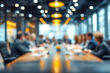 Business meeting in conference room