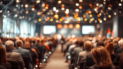Audience in conference hall