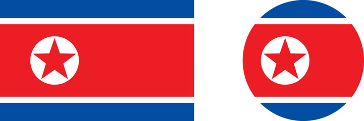 Obraz premium flag of north korea