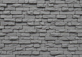 Fototapeta premium Faux masonry wallpaper featuring a textured pattern of rustic gray blocks, perfect for interior wall decoration and modern home renovation projects, vintage, decorative, material