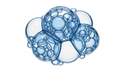 Cluster of Blue Bubbles