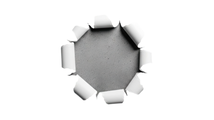 Torn Paper Revealing Textured Surface