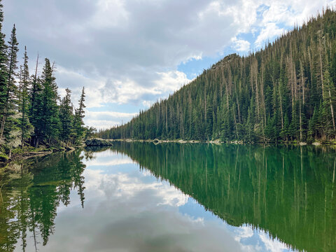 lake in rocky mountain national park