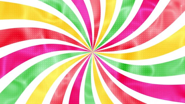 Colorful radial background vibrant swirl pattern retro striped design circus effect
