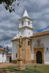 Villa de Leyva, Colombia - January 3, 2026: Monastery of the Discalced Carmelites in Villa de Leyva, Colombia.