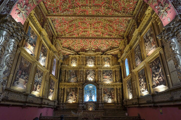 Tunja, Colombia - January 4, 2026: Church of Santo Domingo de Guzman in Tunja, Colombia.
