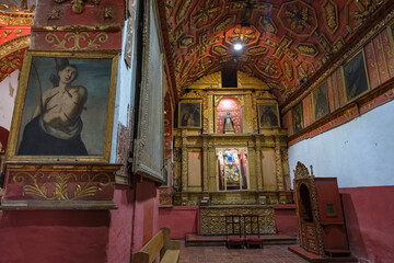 Tunja, Colombia - January 4, 2026: Church of Santo Domingo de Guzman in Tunja, Colombia.