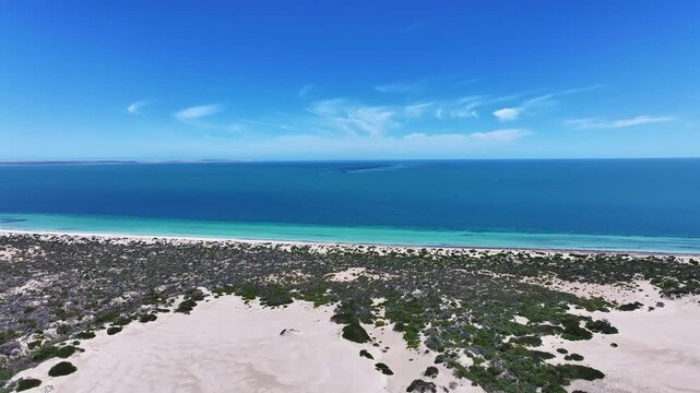 Aerial footage of Perlubie South Australia