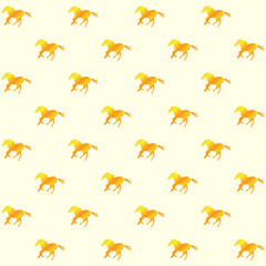 Year Of The Horse Chinese New Year Vector Seamless Pattern