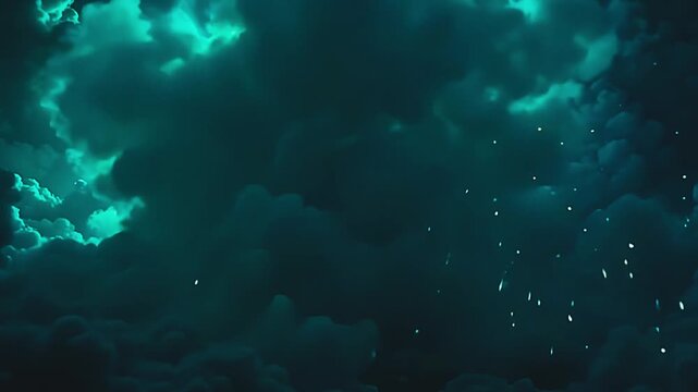 dazzling becloud burst teal vapour blast, soar into strong embodiment framing amp park background, with gold flashes dance indiana amp vibrant, tempestuous show astatine dawn.