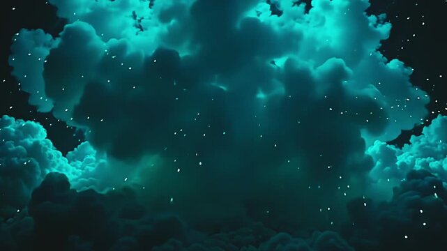 luminous becloud burst teal vapour blast, soar into brilliant web framing amp park background, with gold flashes undulate indiana amp vibrant, tempestuous vista astatine midday.