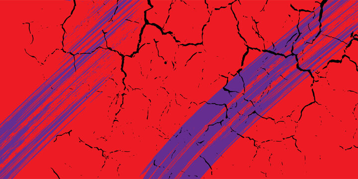 Red sports background design with purple abstract template. Sports players in various activities: soccer, basketball, baseball, tennis, rugby, Eps 10, Modern.