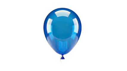 Single Blue Balloon