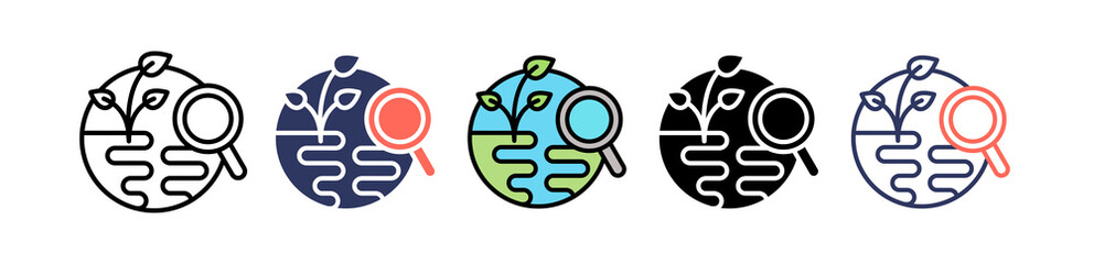 Environmental Impact multiple icon