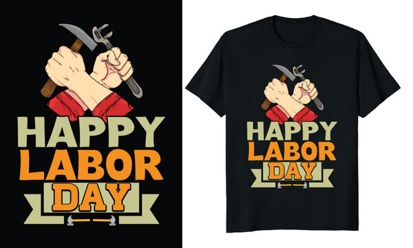 Happy Labor Day T-shirt Design
