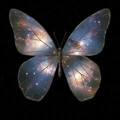 Butterfly wings galaxy