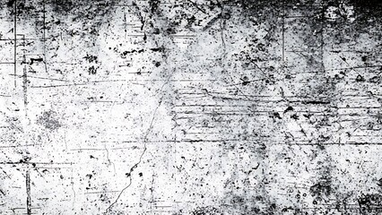 Obraz premium Abstract grainy noise texture grungy white background with black scratches and spots textured surface
