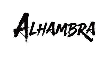 ALHAMBRA handwritten


