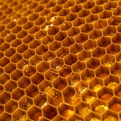 Honeycomb pattern closeup