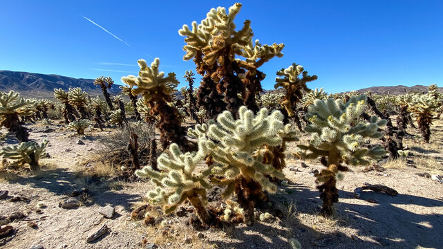 Cholla Cactus Garden in Joshua Tree National Park