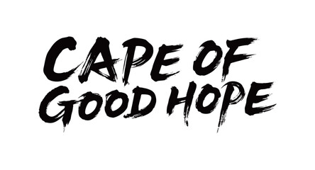 CAPE OF GOOD HOPE Handwriting  © 炳伟 梁