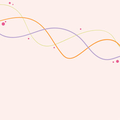 abstract vector background with waves