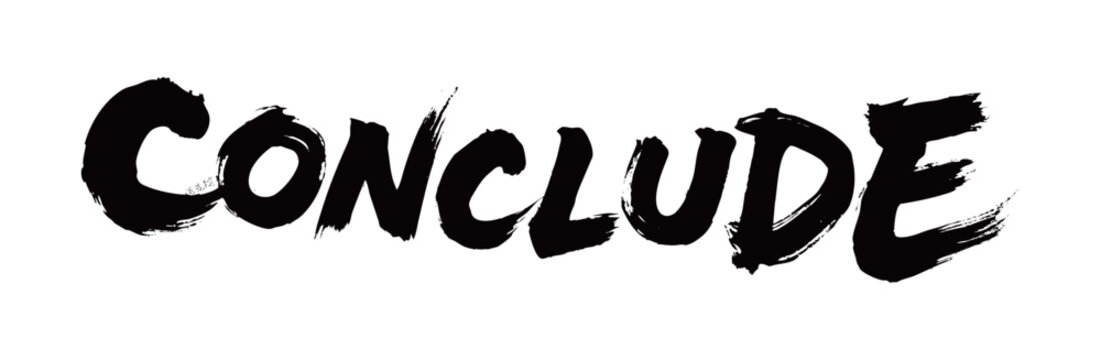 CONCLUDE Handwriting
