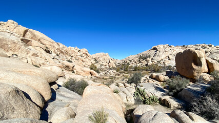 Joshua Tree National Park Rock Formations in California