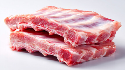 Fresh pork ribs butcher cut