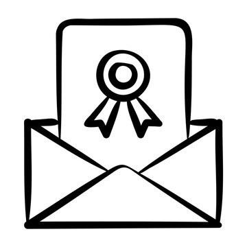 Offer Letter Icon - Handdrawn