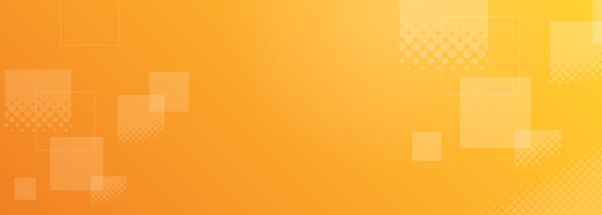 Abstract Geometric Square Pattern Background Vector - Orange