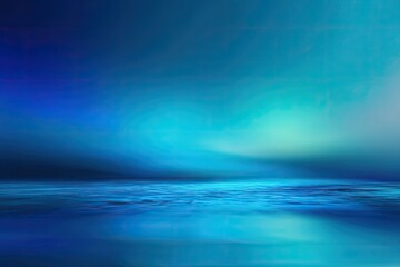 Obraz premium A dreamy abstract with ethereal blues, evoking a sense of tranquility