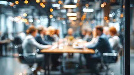 Business meeting in conference room