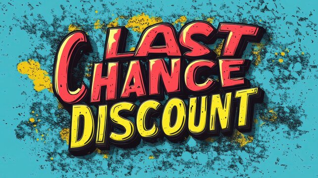 Last Chance Discount sale announcement.