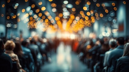 Audience in a conference hall