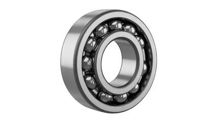 Metal Ball Bearing metal bearing isolated on a transparent background