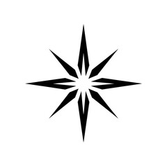 Obraz premium Black void of space with two tiny, faint white specks. Infinite darkness surrounds