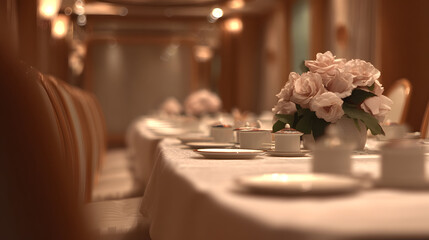 Elegant Dining Room Interior Illustrates Refined Eid Gathering Atmosphere at Home