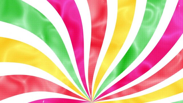 Vibrant colorful sunburst radial pattern background