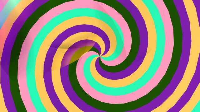 Colorful swirling psychedelic spiral pattern.