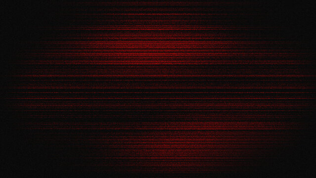 Abstract Red Glitch Texture on Black Background