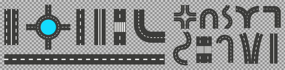 City street road map sign displaying simplified urban routes and directions. Useful for navigation, travel concepts, city planning, wayfinding, and modern transportation themes.