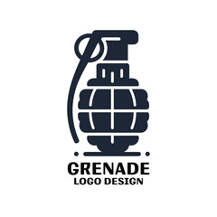 Grenade Vector Logo Design 
